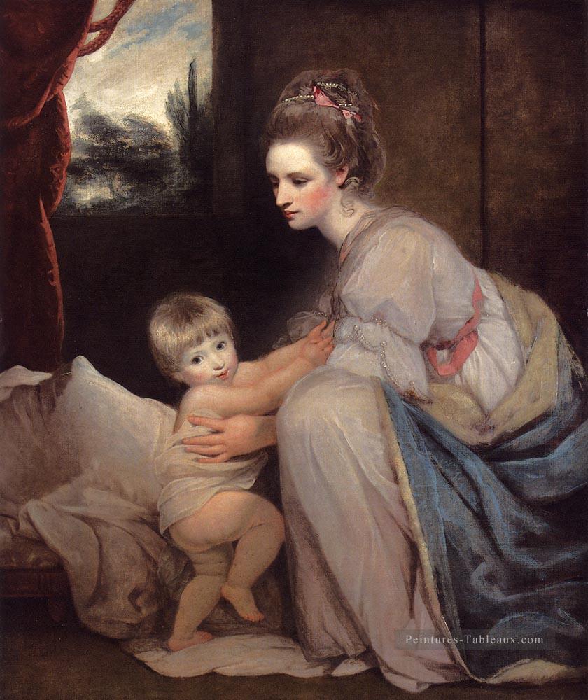 Portrait de l’honorable Mme William Beresford Joshua Reynolds Peintures à l'huile